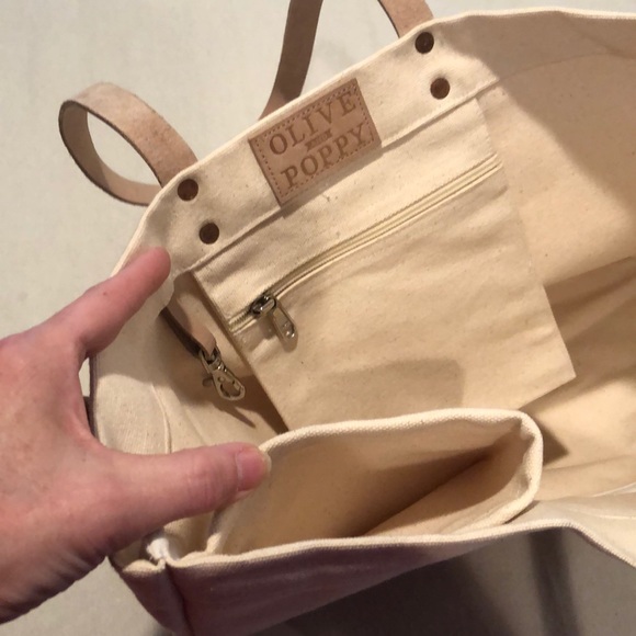 Olive and Poppy tote bag Appellation EXCELLENT!! - Picture 8 of 8